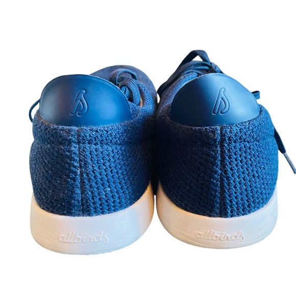 Allbirds TP Tree Pipers Moonrise Navy/White Lace Up Sneakers Men s Size 12 - Picture 4 of 7